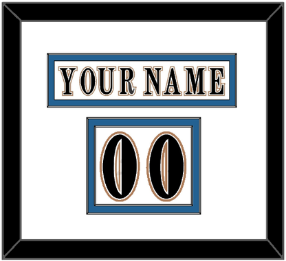 Washington Nameplate & Number (Shoulder) - Home White (1995-2007) - Signature Tier 1