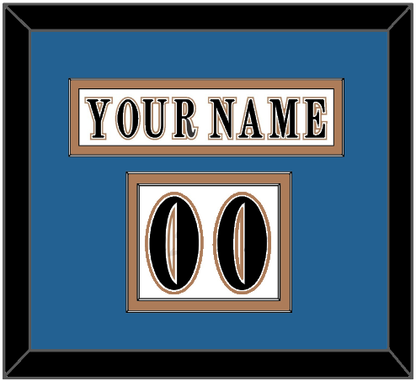 Washington Nameplate & Number (Shoulder) - Home White (1995-2007) - Signature Tier 2