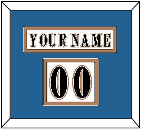 Washington Nameplate & Number (Shoulder) - Home White (1995-2007) - Signature Tier 2