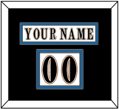 Washington Nameplate & Number (Shoulder) - Home White (1995-2007) - Signature Tier 3