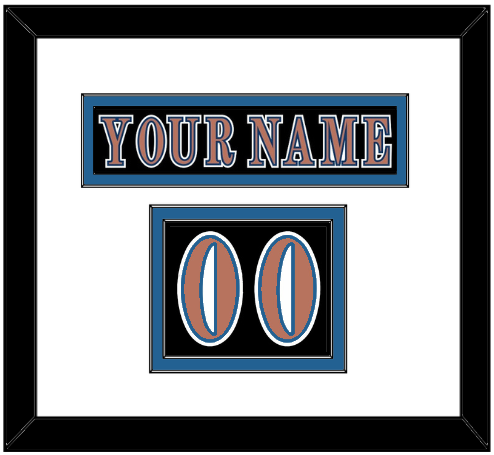 Washington Nameplate & Number (Shoulder) - Road Black (1997-2007) - Signature Tier 1