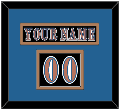 Washington Nameplate & Number (Shoulder) - Road Black (1997-2007) - Signature Tier 2