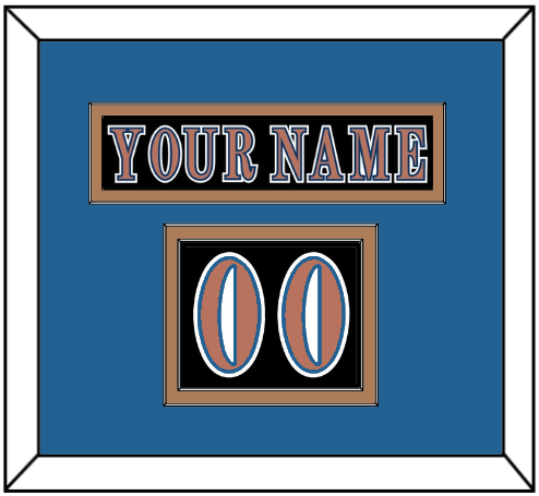 Washington Nameplate & Number (Shoulder) - Road Black (1997-2007) - Signature Tier 2