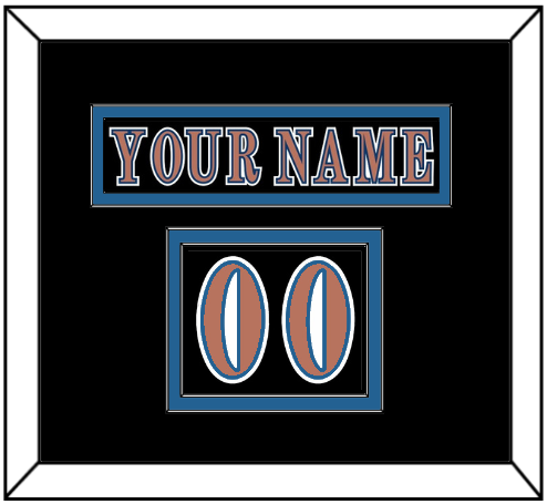 Washington Nameplate & Number (Shoulder) - Road Black (1997-2007) - Signature Tier 3