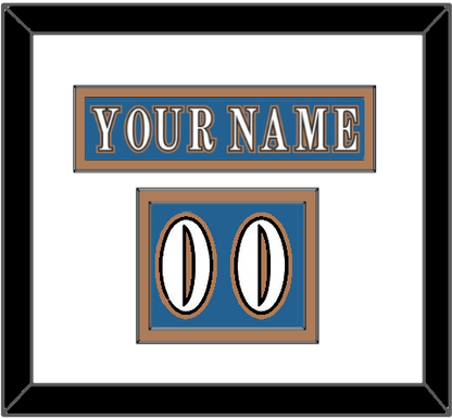 Washington Nameplate & Number (Shoulder) - Road Blue (1995-2000) - Signature Tier 1