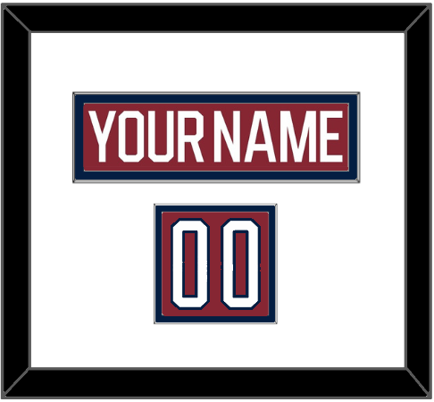 Washington Nameplate & Number (Shoulder) - 2015 Winter Classic Garnet - Signature Tier 1
