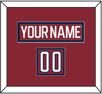 Washington Nameplate & Number (Shoulder) - 2015 Winter Classic Garnet - Signature Tier 2