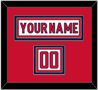 Washington Nameplate & Number (Shoulder) - Road White - Premier Tier 2