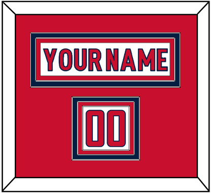 Washington Nameplate & Number (Shoulder) - Road White - Premier Tier 2