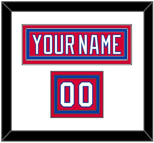 Washington Nameplate & Number (Shoulder) - Alternate Red (2015-2017) - Premier Tier 1
