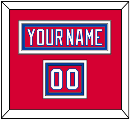 Washington Nameplate & Number (Shoulder) - Alternate Red (2018-2020) - Premier Tier 2