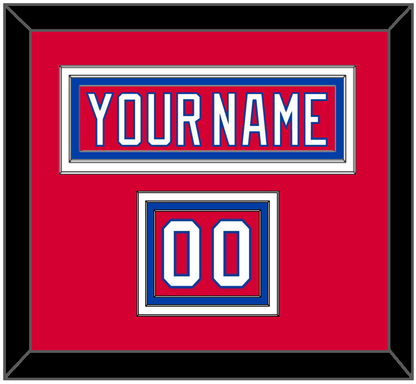 Washington Nameplate & Number (Shoulder) - Alternate Red (2018-2020) - Premier Tier 2