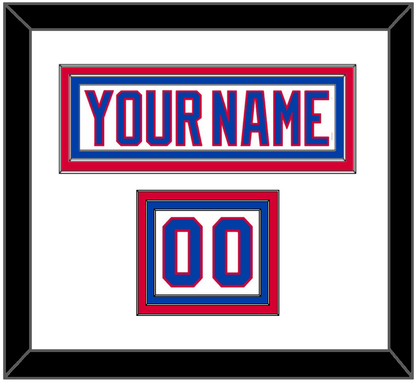 Washington Nameplate & Number (Shoulder) - Home White (1987-1995) - Premier Tier 1
