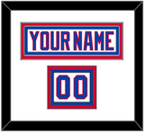 Washington Nameplate & Number (Shoulder) - Home White (1987-1995) - Triple Mat 1