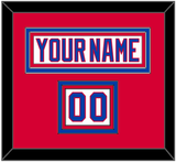 Washington Nameplate & Number (Shoulder) - Home White (1987-1995) - Triple Mat 2