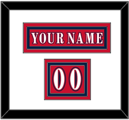 Washington Nameplate & Number (Shoulder) - Reverse Retro Red (2020-2021) - Premier Tier 1