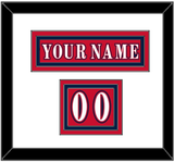 Washington Nameplate & Number (Shoulder) - Reverse Retro Red (2020-2021) - Triple Mat 1