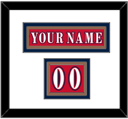 Washington Nameplate & Number (Shoulder) - Reverse Retro Red (2020-2021) - Premier Tier 2