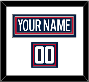 Washington Nameplate & Number (Shoulder) - Alternate Blue - Triple Mat 1