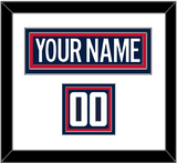 Washington Nameplate & Number (Shoulder) - Alternate Blue - Triple Mat 1