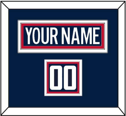 Washington Nameplate & Number (Shoulder) - 2018 Stadium Series Blue Jersey - Premier Tier 2