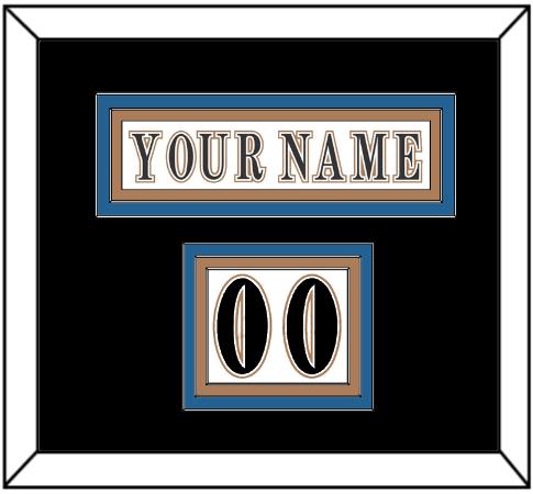 Washington Nameplate & Number (Shoulder) - Home White (1995-2007) - Premier Tier 3