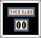 Washington Nameplate & Number (Shoulder) - Home White (1995-2007) - Triple Mat 3