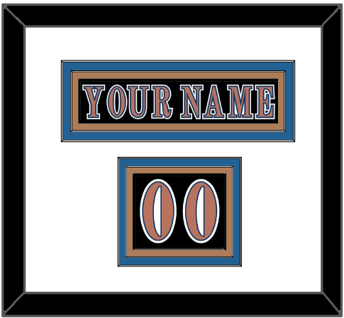 Washington Nameplate & Number (Shoulder) - Road Black (1997-2007) - Premier Tier 1