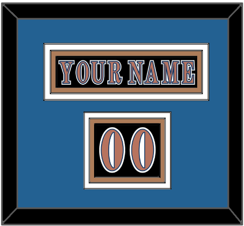 Washington Nameplate & Number (Shoulder) - Road Black (1997-2007) - Premier Tier 2