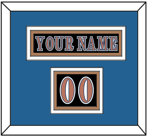 Washington Nameplate & Number (Shoulder) - Road Black (1997-2007) - Premier Tier 2