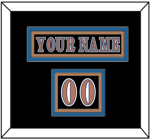 Washington Nameplate & Number (Shoulder) - Road Black (1997-2007) - Premier Tier 3