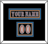 Washington Nameplate & Number (Shoulder) - Road Black (1997-2007) - Triple Mat 3