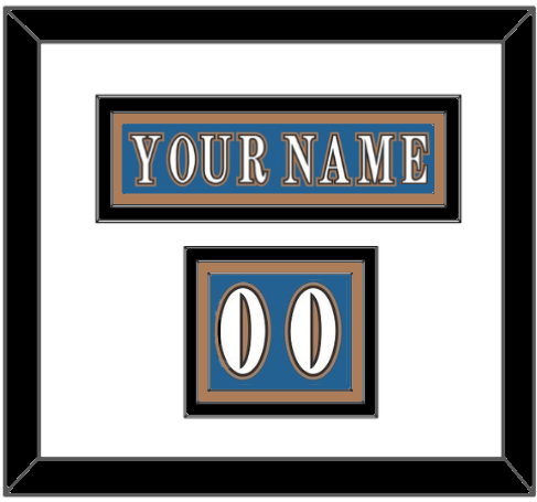 Washington Nameplate & Number (Shoulder) - Road Blue (1995-2000) - Premier Tier 1