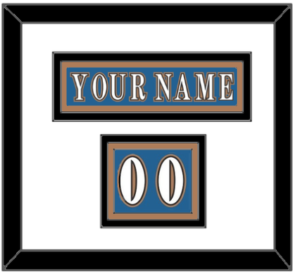 Washington Nameplate & Number (Shoulder) - Road Blue (1995-2000) - Premier Tier 1