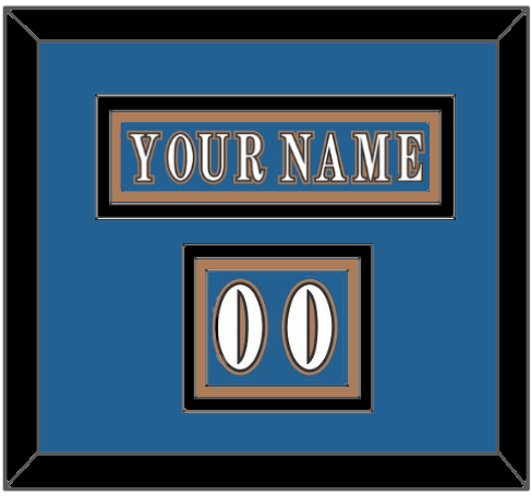 Washington Nameplate & Number (Shoulder) - Road Blue (1995-2000) - Premier Tier 2