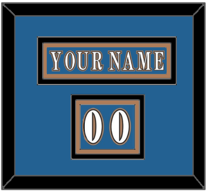 Washington Nameplate & Number (Shoulder) - Road Blue (1995-2000) - Premier Tier 2