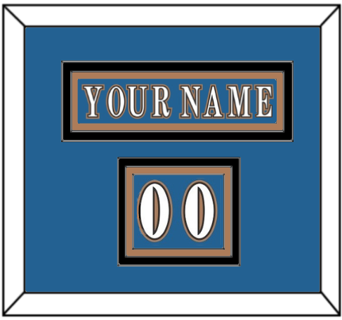 Washington Nameplate & Number (Shoulder) - Road Blue (1995-2000) - Premier Tier 2