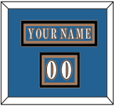 Washington Nameplate & Number (Shoulder) - Road Blue (1995-2000) - Triple Mat 2