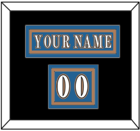 Washington Nameplate & Number (Shoulder) - Road Blue (1995-2000) - Premier Tier 3