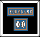 Washington Nameplate & Number (Shoulder) - Road Blue (1995-2000) - Triple Mat 3