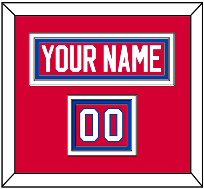Washington Nameplate & Number (Shoulder) - Road Red (1979-1987) - Premier Tier 2