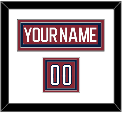 Washington Nameplate & Number (Shoulder) - 2015 Winter Classic Garnet - Premier Tier 1