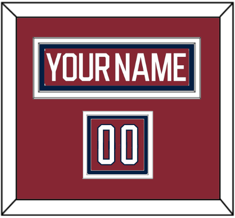 Washington Nameplate & Number (Shoulder) - 2015 Winter Classic Red - Premier Tier 2