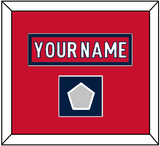 Washington Nameplate & 2018 Stanley Cup Finals Patch - Home Red - Single Mat 1