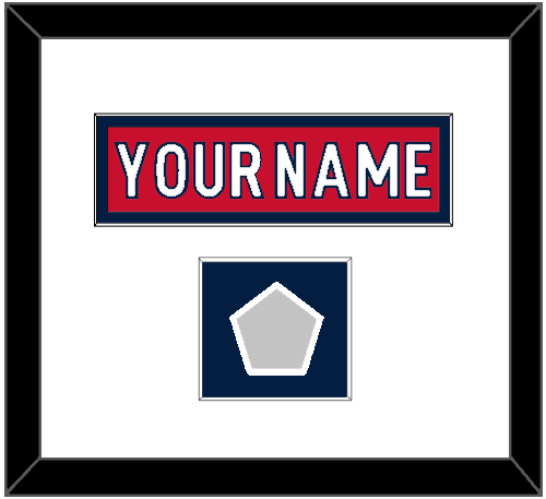 Washington Nameplate & 2018 Stanley Cup Finals Patch - Home Red - Essential Tier 2