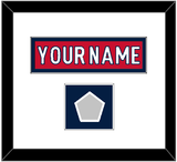 Washington Nameplate & 2018 Stanley Cup Finals Patch - Home Red - Single Mat 2