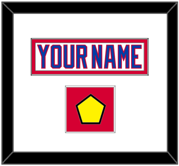 Washington Nameplate & 2011 Winter Classic Patch - White Jersey - Single Mat 1