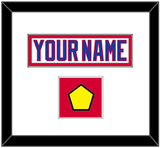 Washington Nameplate & 2011 Winter Classic Patch - White Jersey - Single Mat 1