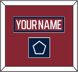 Washington Nameplate & 2015 Winter Classic Patch - Garnet Jersey - Single Mat 2