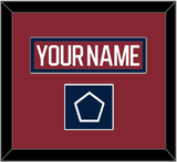 Washington Nameplate & 2015 Winter Classic Patch - Garnet Jersey - Single Mat 2